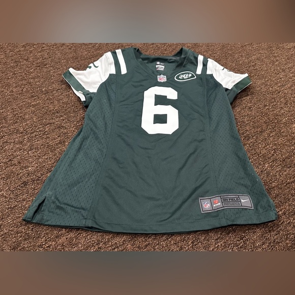 Nike Jersey Womens M New York Jets #6 Mark Sanchez Green On Field NFL - Picture 1 of 6